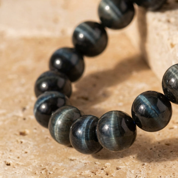 Delirae | Bracelet "Ange Gardien" en Oeil de Faucon