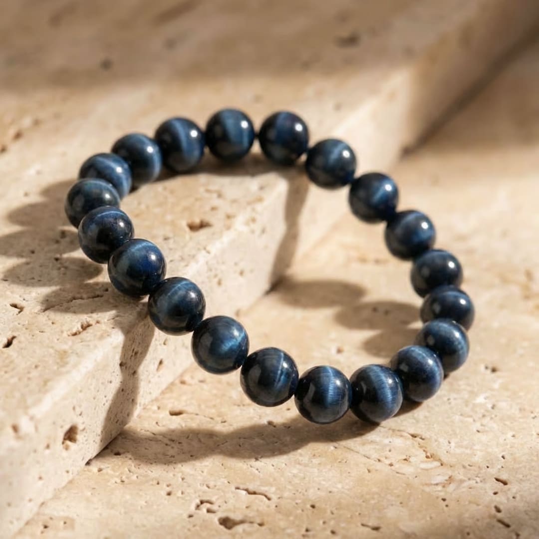 Talia | Bracelet "Ange Gardien" en Œil de Faucon