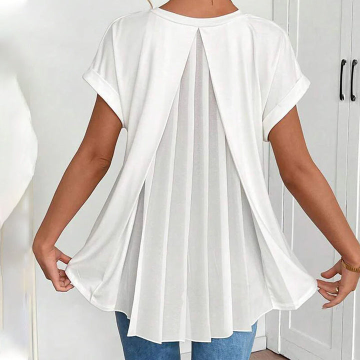 Ciela | Blouse légère plissée à tombé fluide pour femme