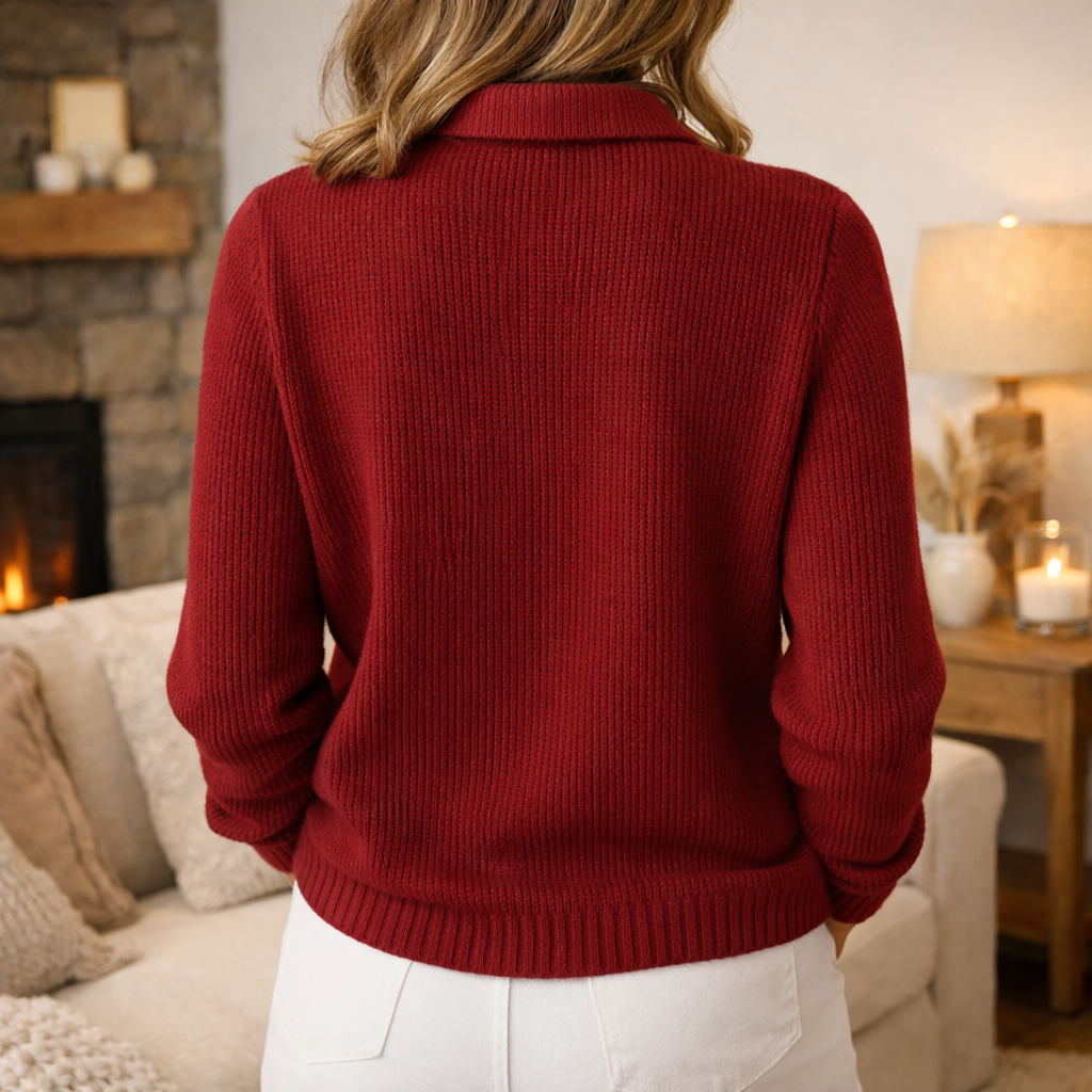 Bella | Cardigan Classique en Maille Fine avec Boutons