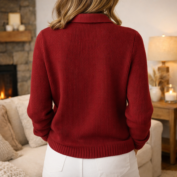 Bella | Cardigan Classique en Maille Fine avec Boutons