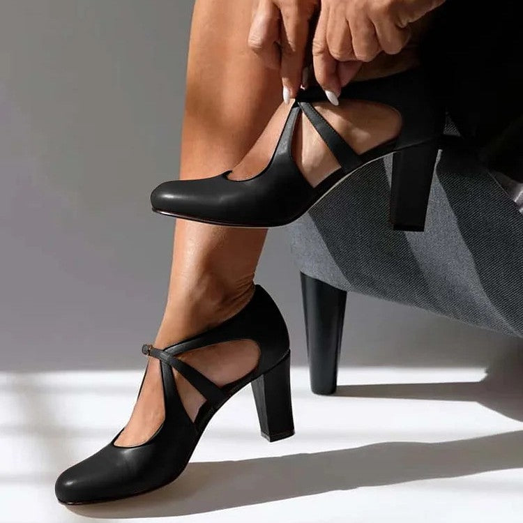 Fia | Talons en Cuir Élégants