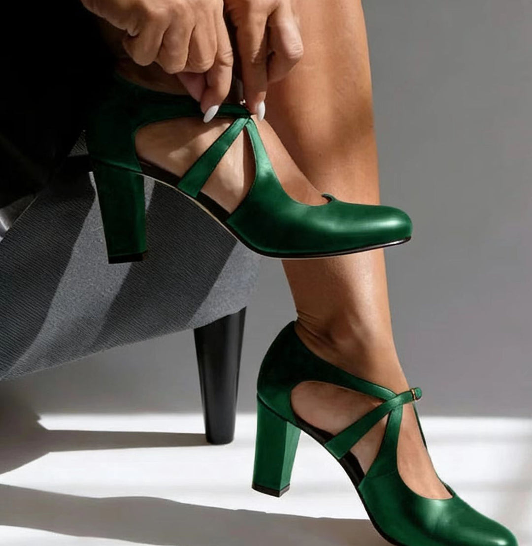 Fia | Talons en Cuir Élégants