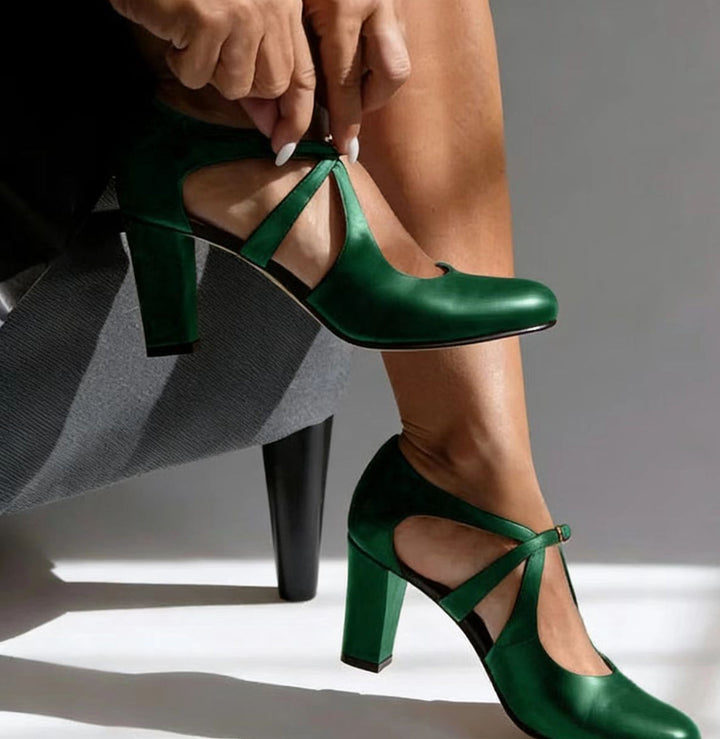 Fia | Talons en Cuir Élégants