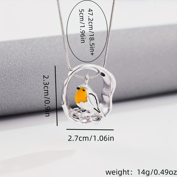 Hollis | Collier avec un rouge-gorge