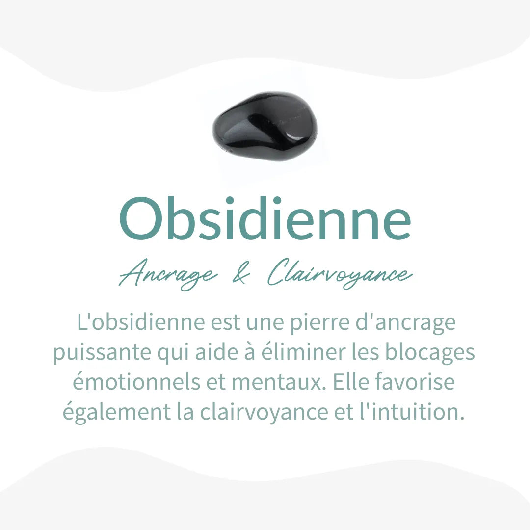 Caryra | Bracelet "3 Protections" en Œil de Tigre, Hématite et Obsidienne Noire