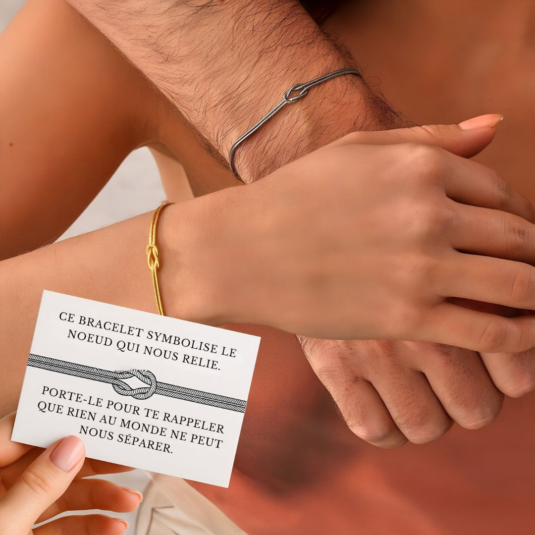 Coravanté | Bracelet en nœud personnalisé avec une touche élégante