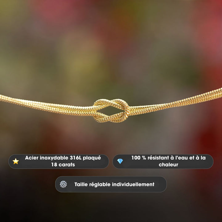 Coravanté | Bracelet en nœud personnalisé avec une touche élégante