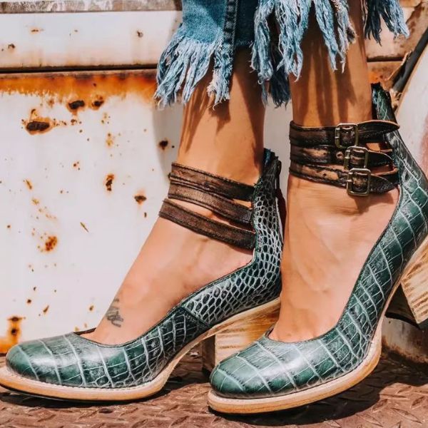 Vilorine | Sandales à talon moderne avec ajustement confortable
