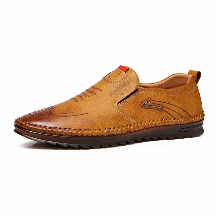 Pravino | Chaussures en cuir confortables avec semelle antidérapante