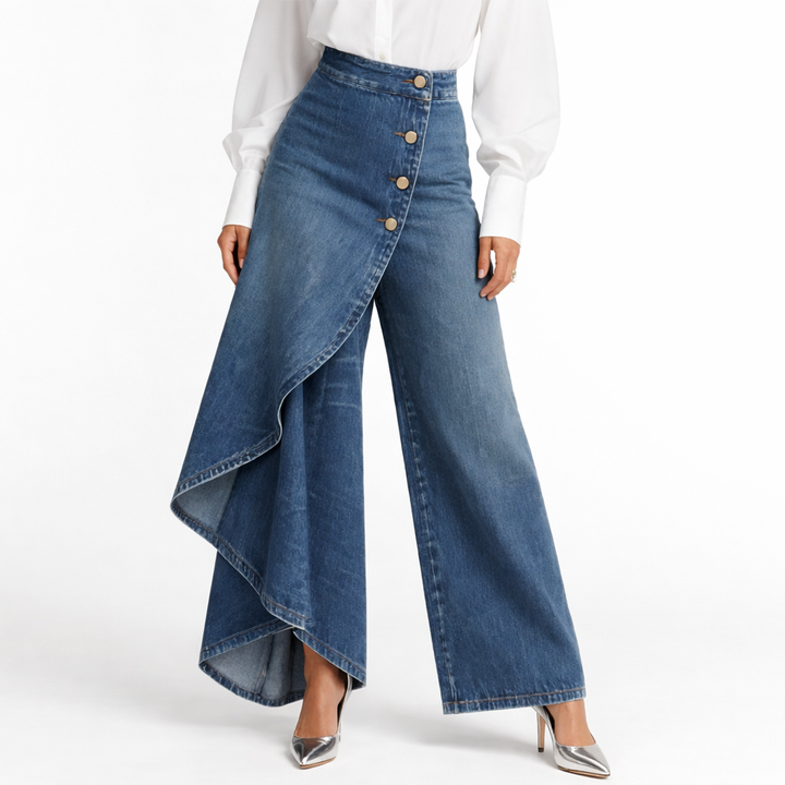 Quenira | Pantalon Confortable au Charme Denim