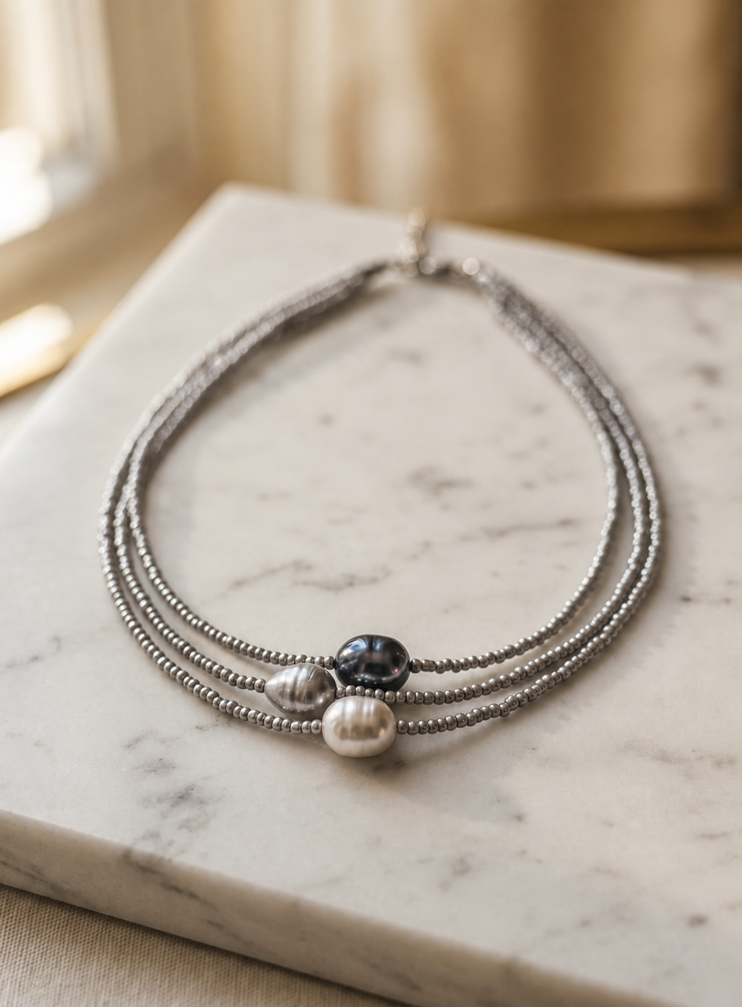 Quinira | Ensemble de Colliers d'Harmonie Perle