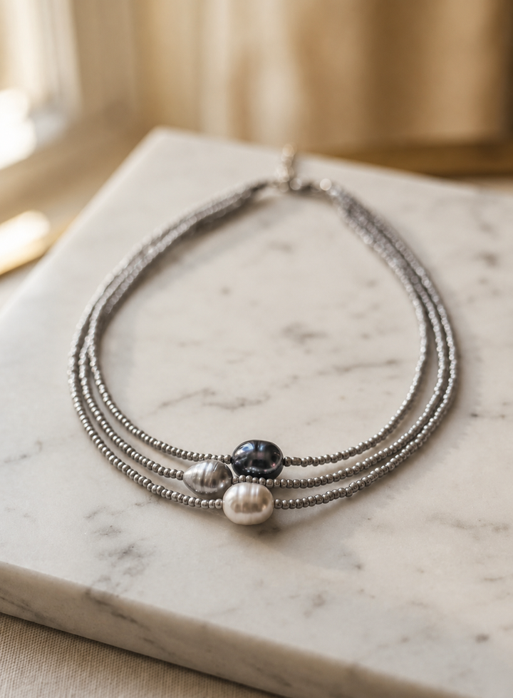 Quinira | Ensemble de Colliers d'Harmonie Perle