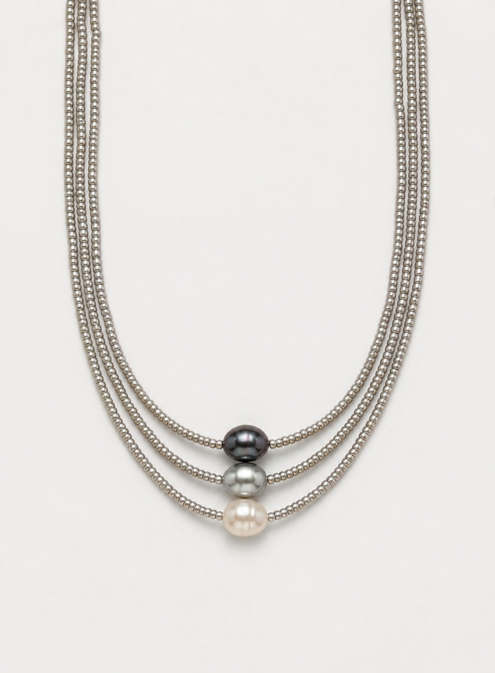 Quinira | Ensemble de Colliers d'Harmonie Perle