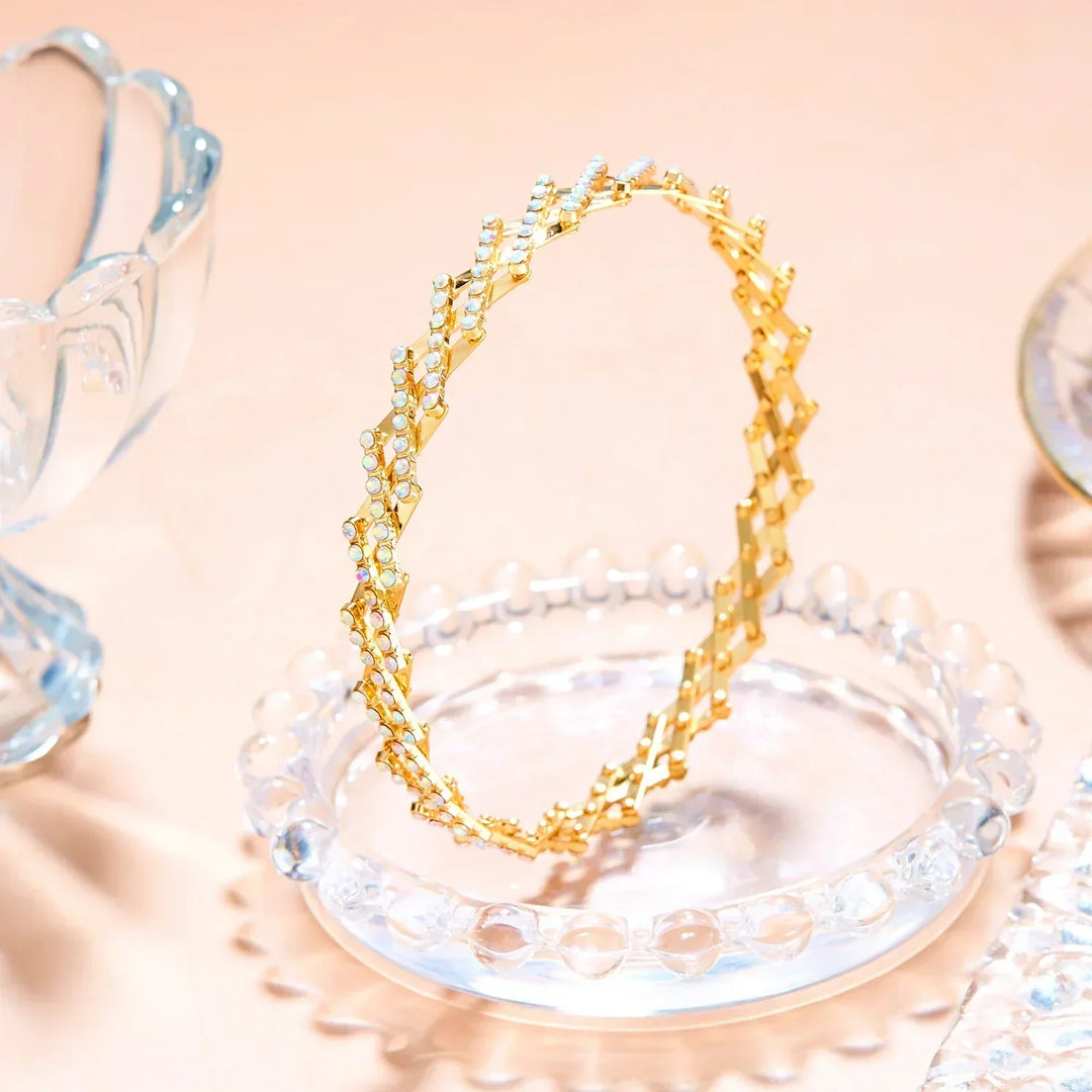 Carys | Ensemble Bague et Bracelet en Fini Doré Élégant