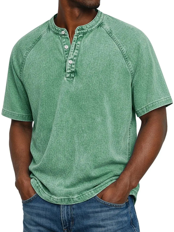 Zaviero | Chemise Vintage pour Hommes avec Boutons
