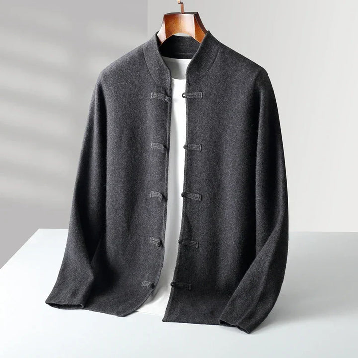 Torvian | Cardigan masculin en cachemire au design classique