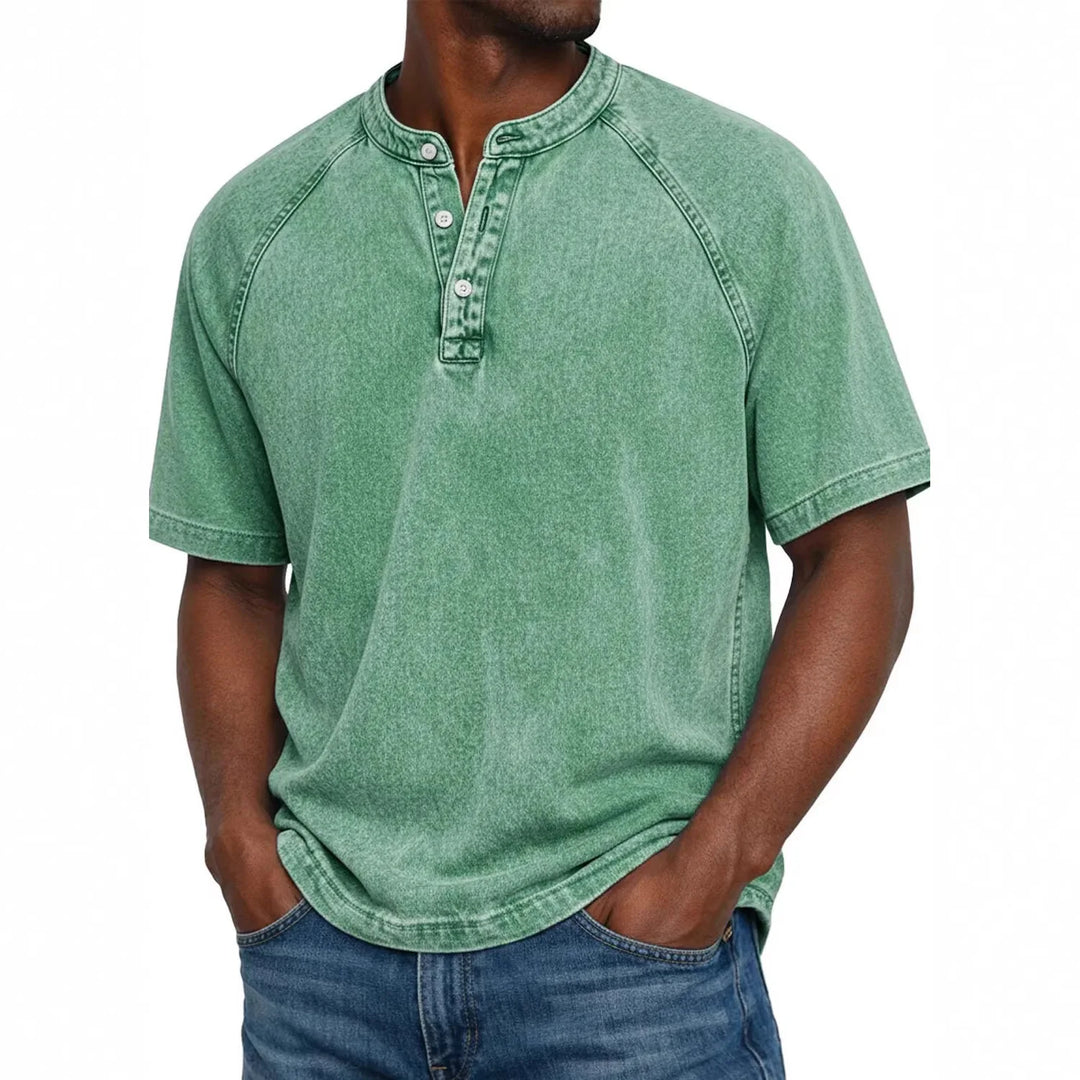 Zaviero | Chemise Vintage pour Hommes avec Boutons