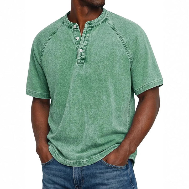 Zaviero | Chemise Vintage pour Hommes avec Boutons
