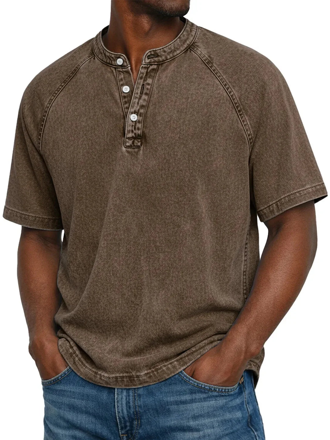 Zaviero | Chemise Vintage pour Hommes avec Boutons