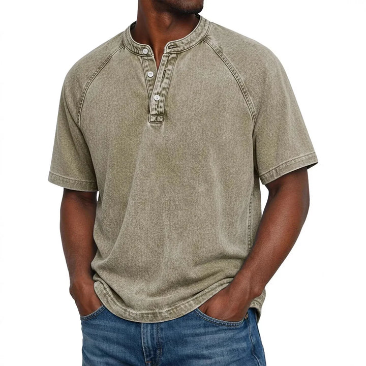 Zaviero | Chemise Vintage pour Hommes avec Boutons