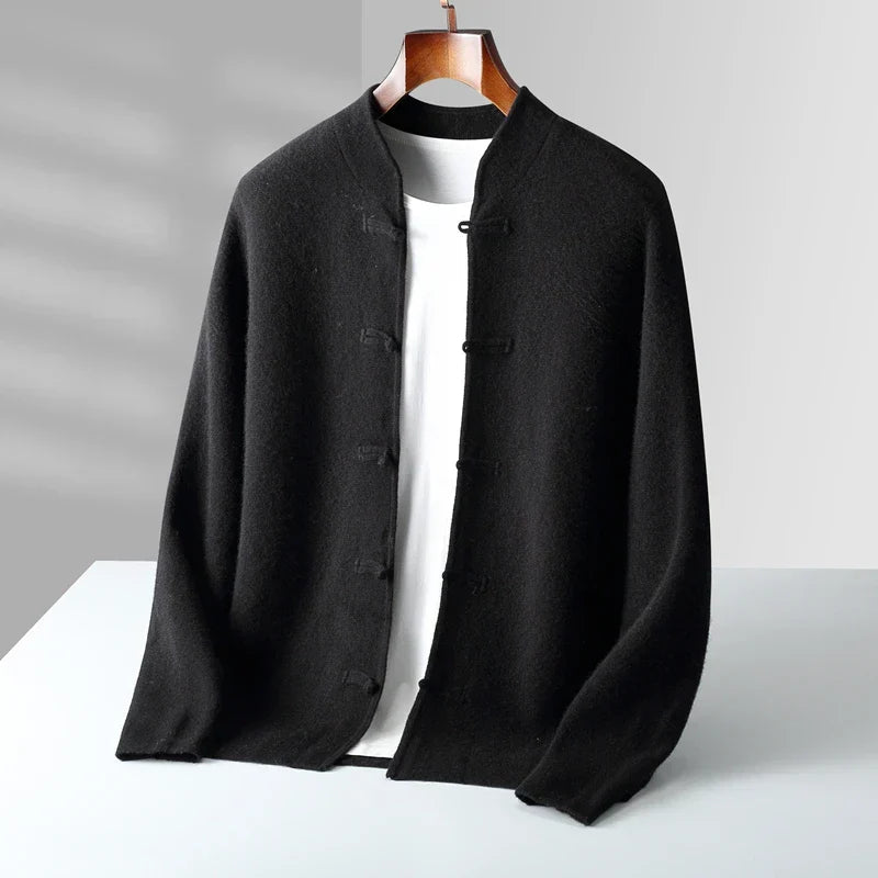 Torvian | Cardigan masculin en cachemire au design classique