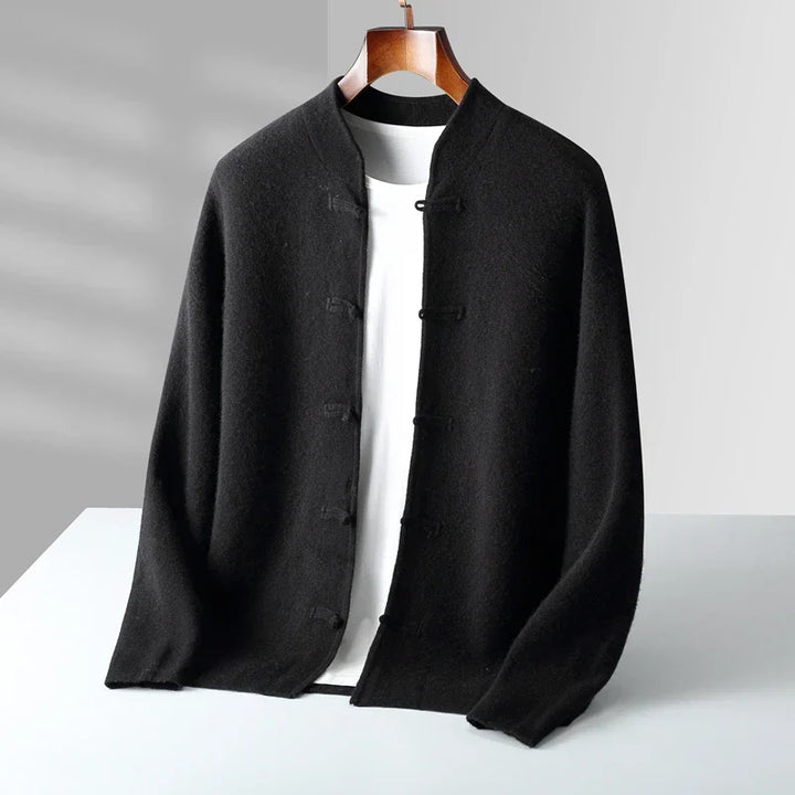 Torvian | Cardigan masculin en cachemire au design classique
