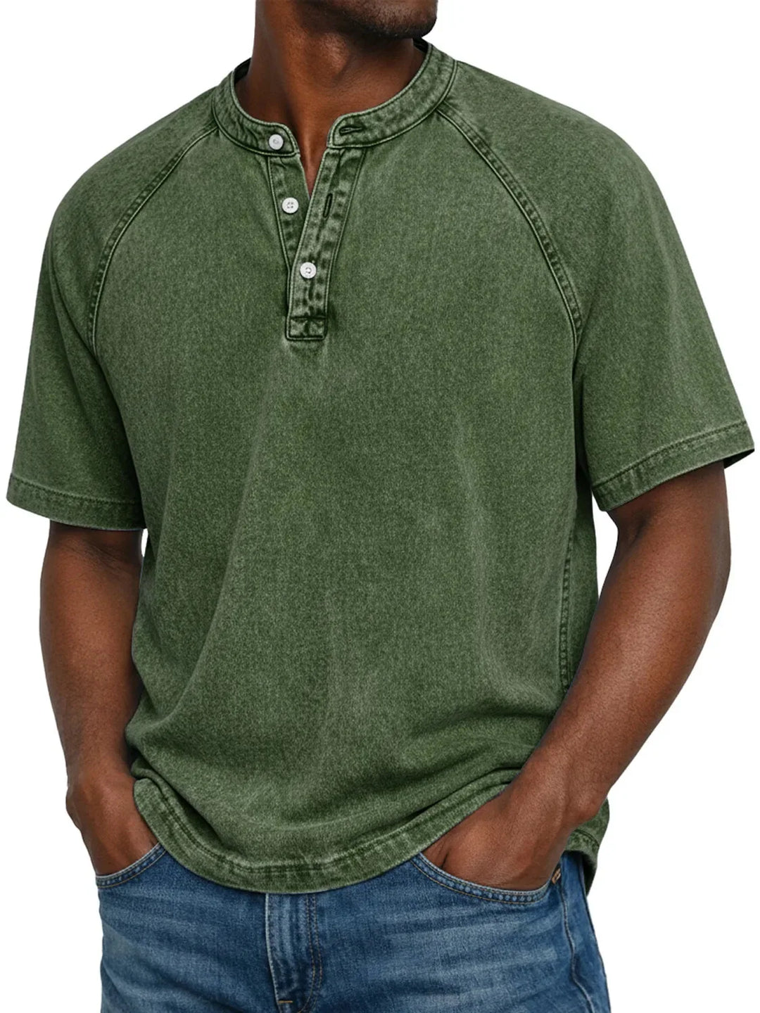 Zaviero | Chemise Vintage pour Hommes avec Boutons
