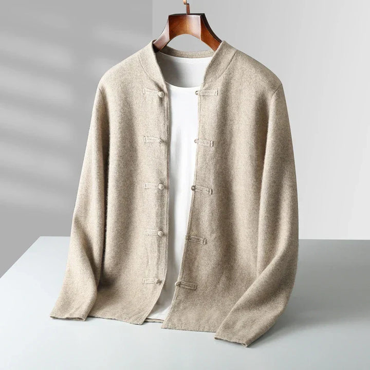 Torvian | Cardigan masculin en cachemire au design classique