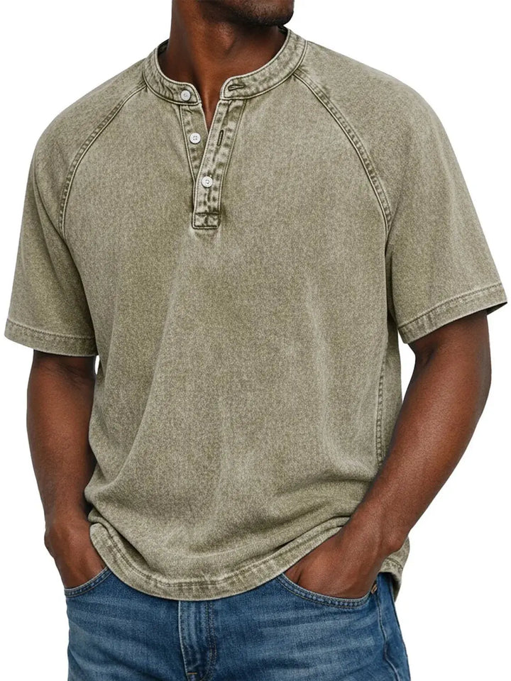 Zaviero | Chemise Vintage pour Hommes avec Boutons