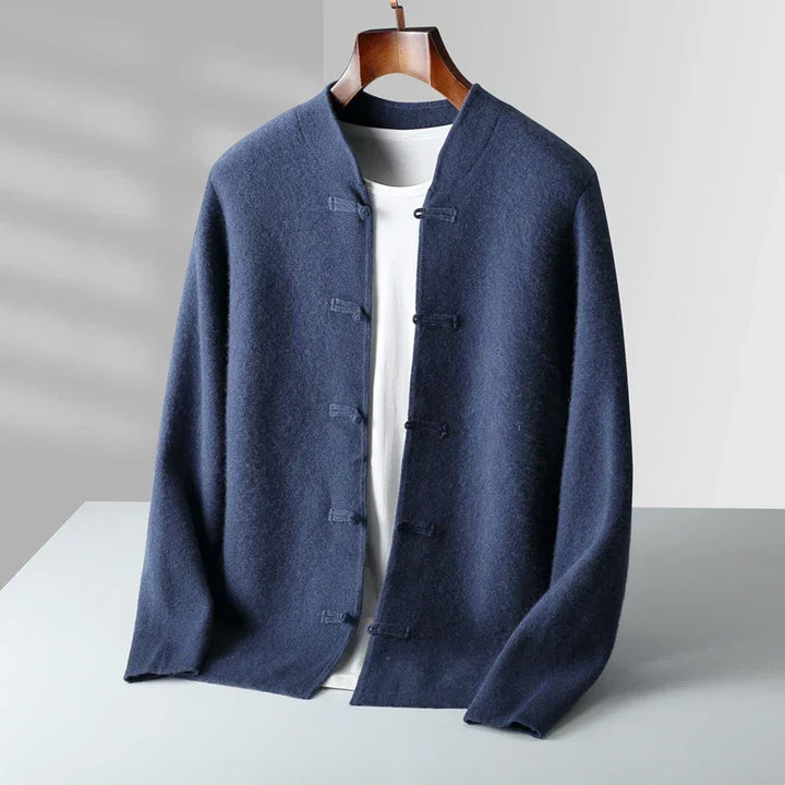 Torvian | Cardigan masculin en cachemire au design classique
