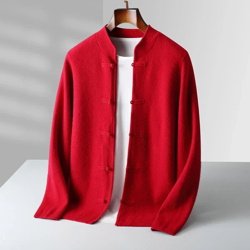 Torvian | Cardigan masculin en cachemire au design classique
