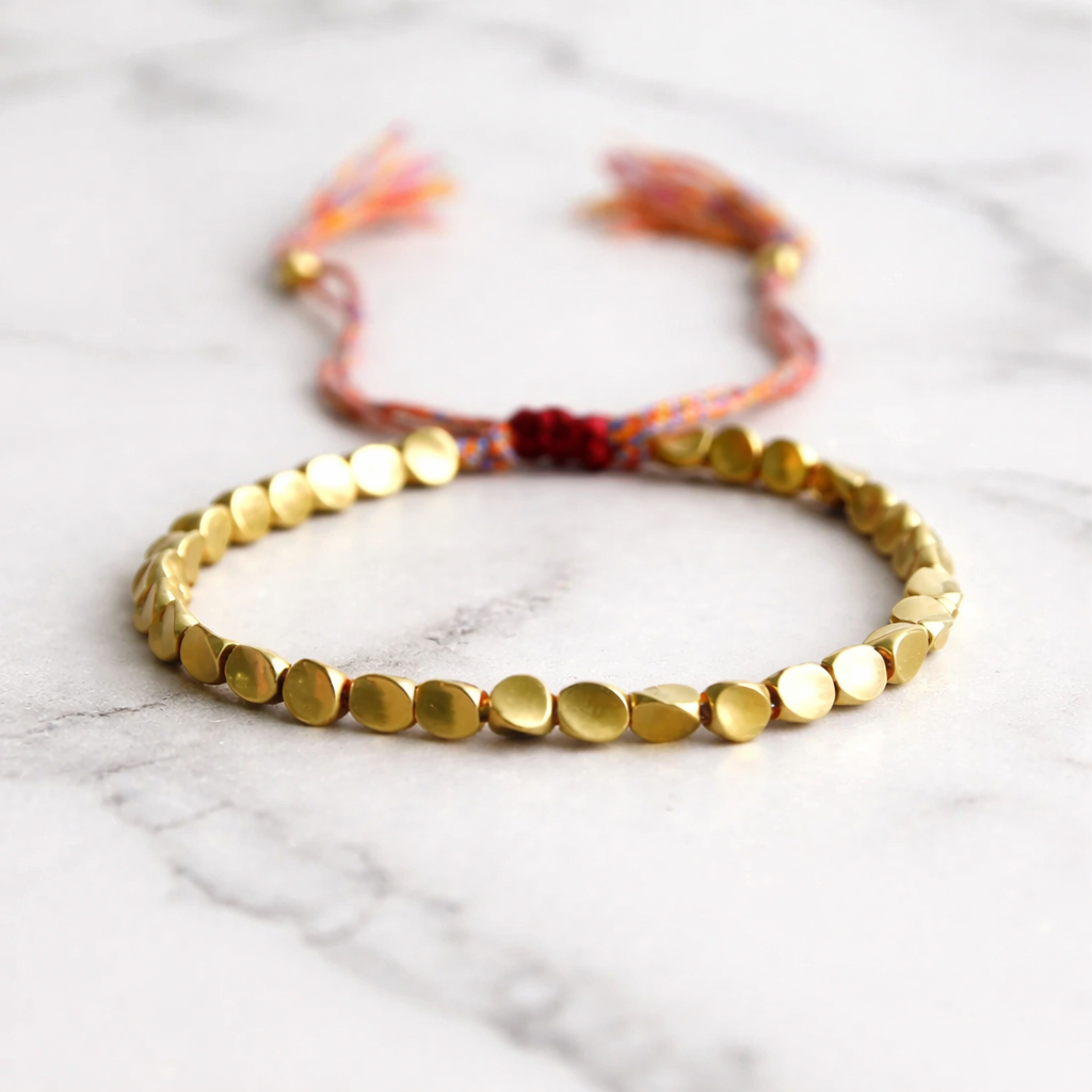 Selira | Bracelet en Perles de Cuivre Tibétain avec Énergie Naturelle