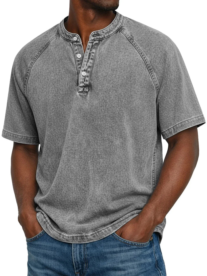 Zaviero | Chemise Vintage pour Hommes avec Boutons