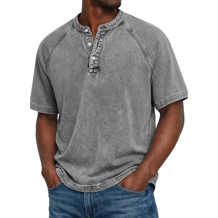 Zaviero | Chemise Vintage pour Hommes avec Boutons
