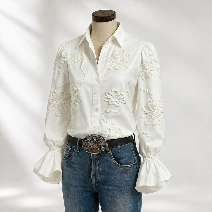 Sivana | Blouse Décontractée avec Imprimé Floral et Style Frais