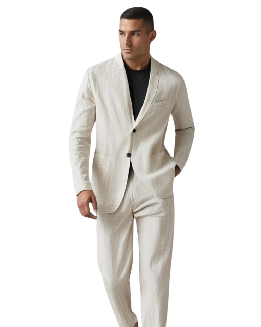 Montiero | Ensemble en lin confortable et respirant pour homme
