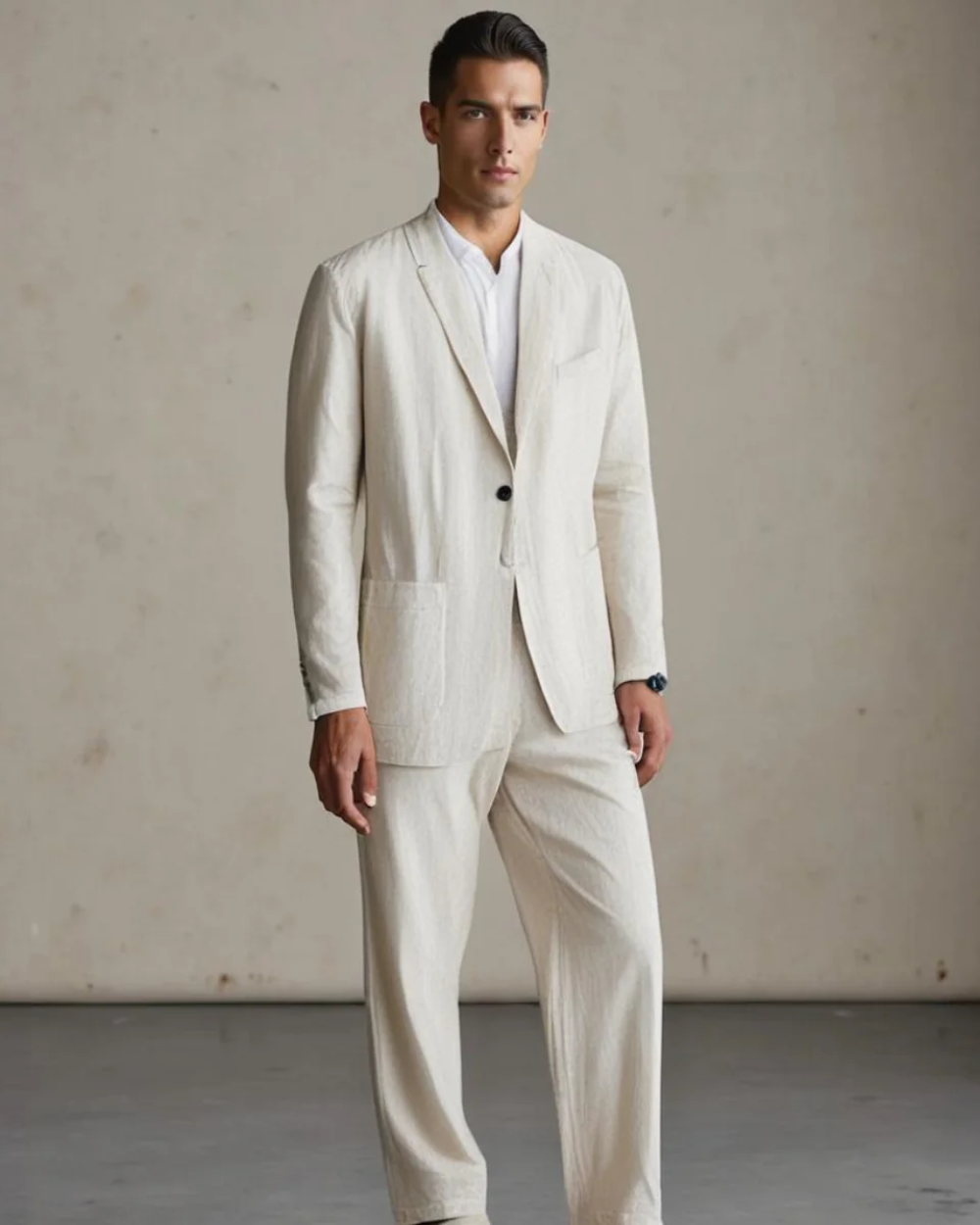 Montiero | Ensemble en lin confortable et respirant pour homme