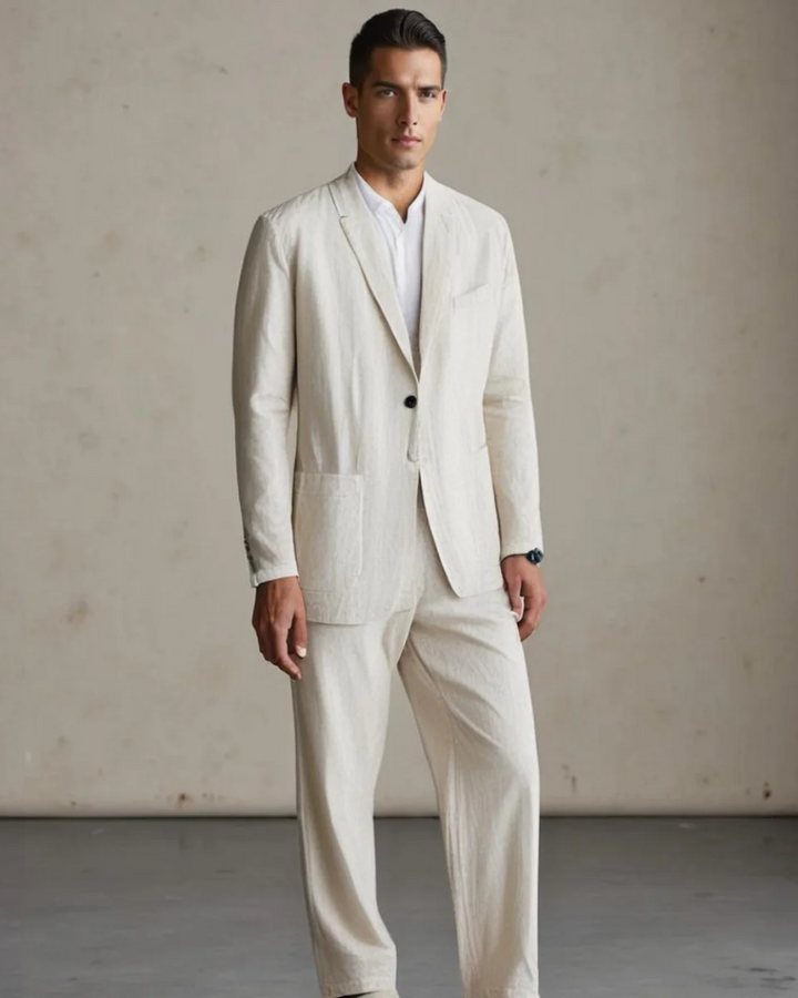 Montiero | Ensemble en lin confortable et respirant pour homme