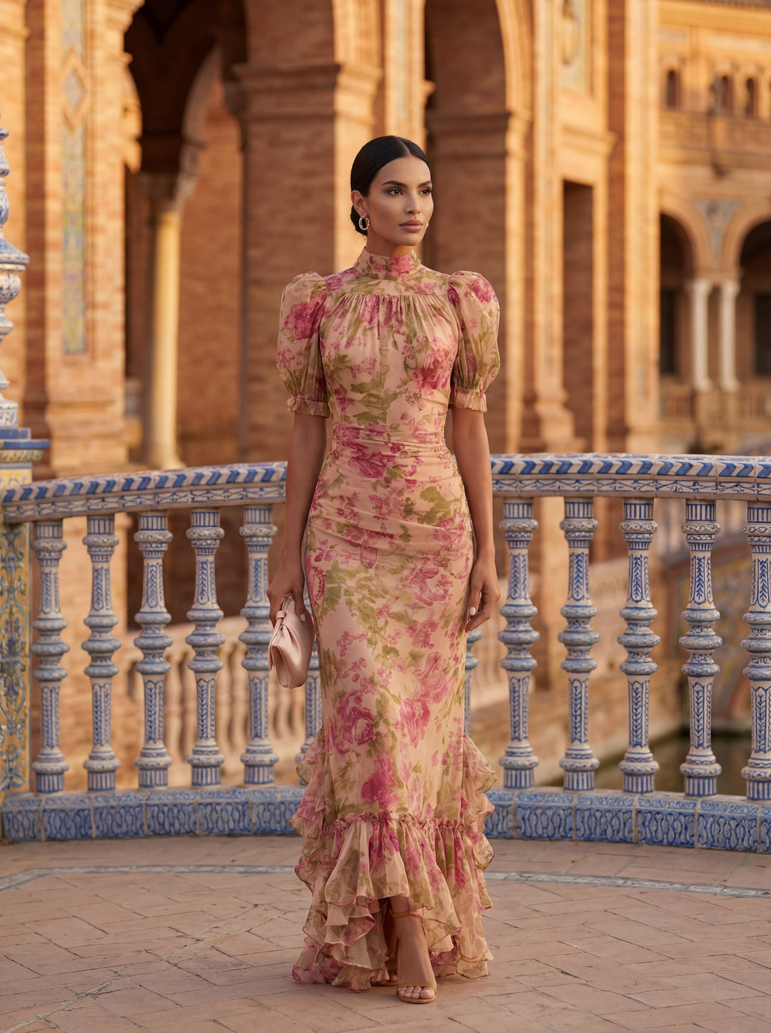 Brinelle | Robe Longue Élégante avec Chute Fluide