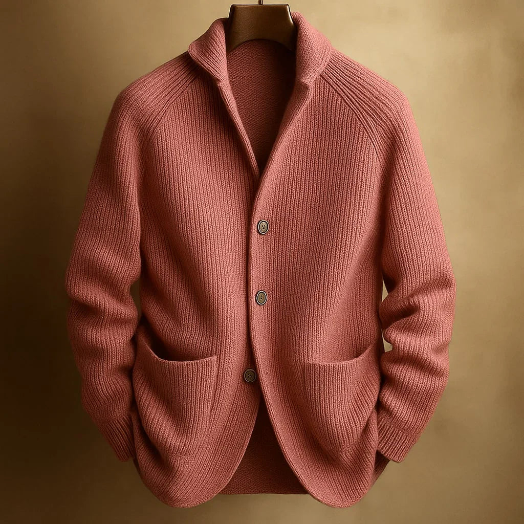 Cordano | Cardigan Intemporel en Laine pour Homme