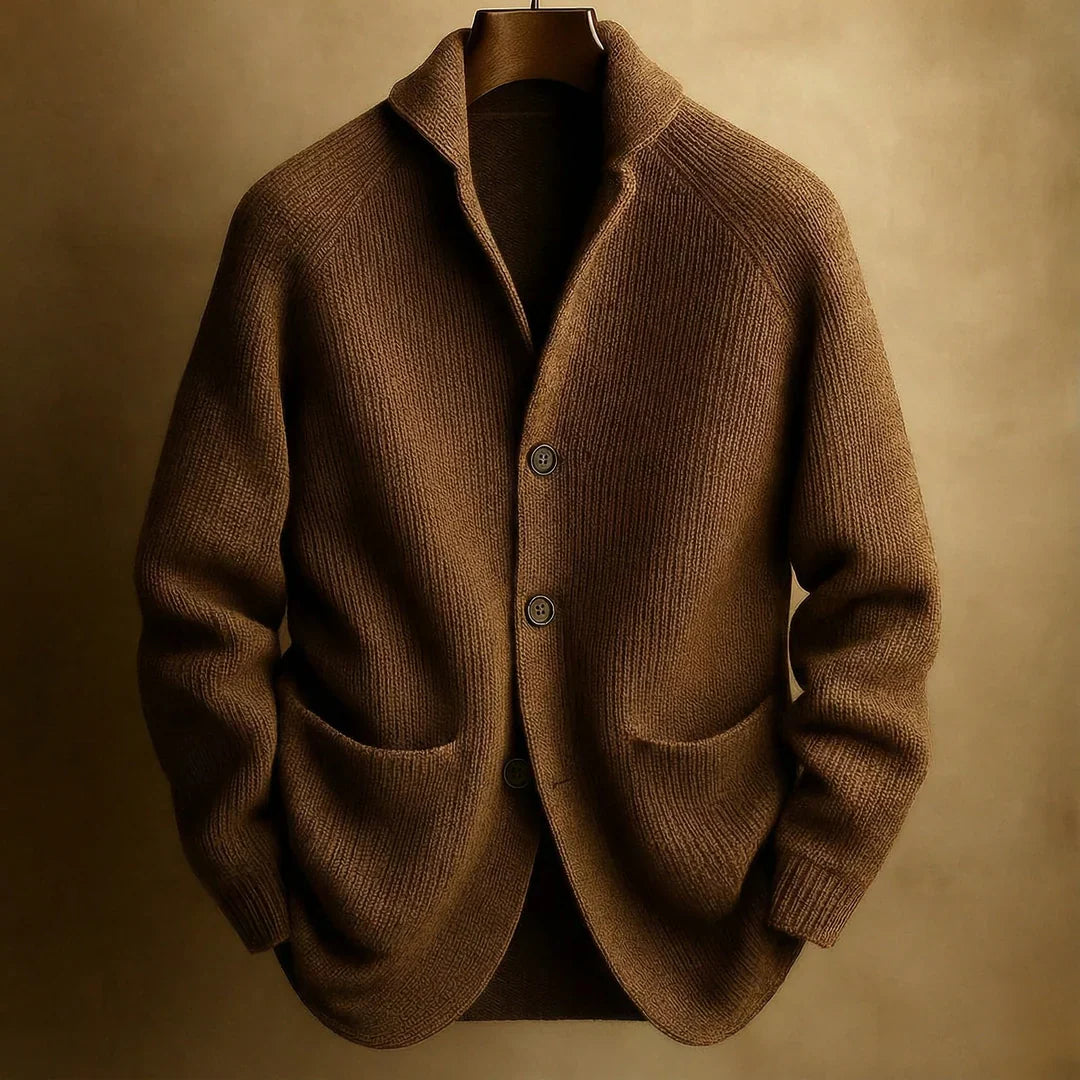 Cordano | Cardigan Intemporel en Laine pour Homme