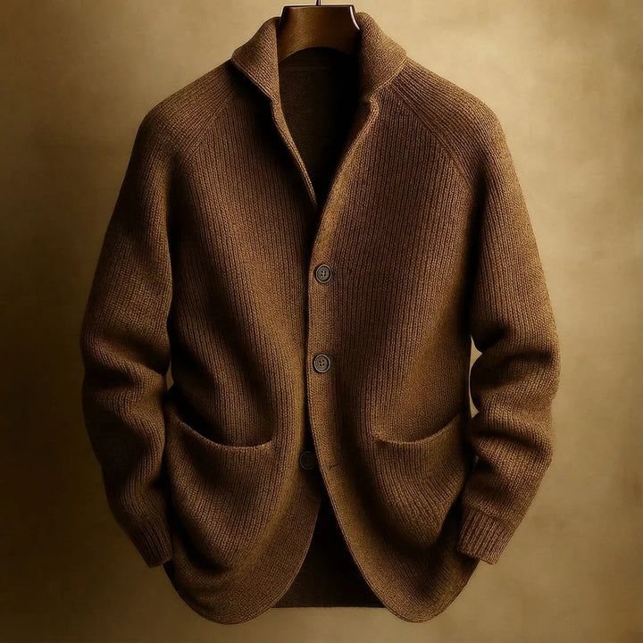 Cordano | Cardigan Intemporel en Laine pour Homme