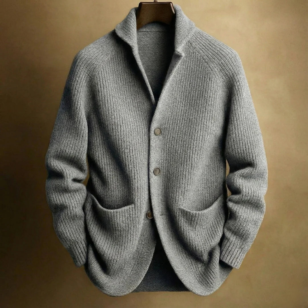 Cordano | Cardigan Intemporel en Laine pour Homme