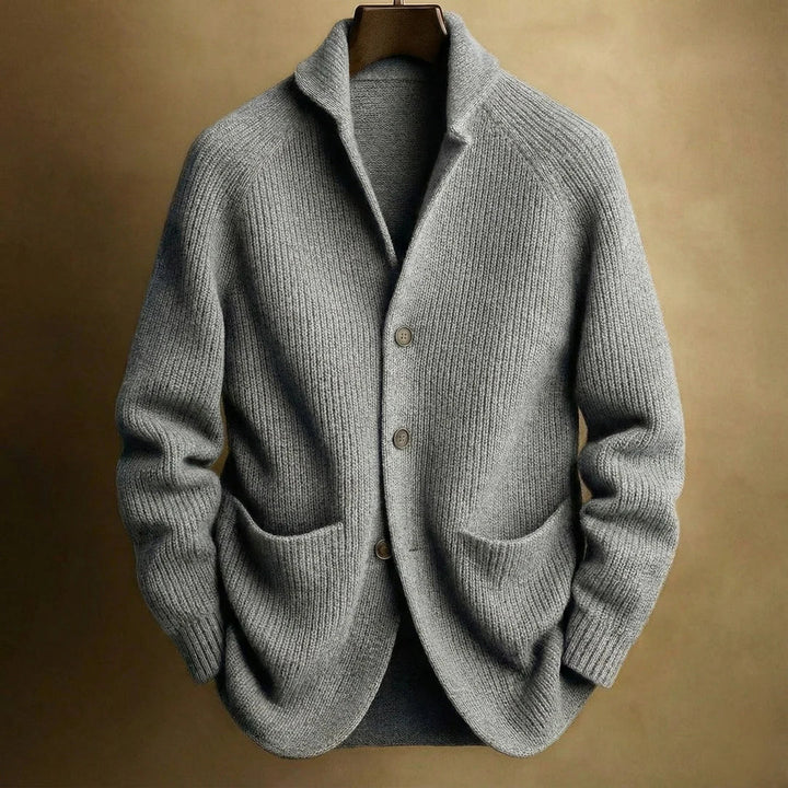 Cordano | Cardigan Intemporel en Laine pour Homme
