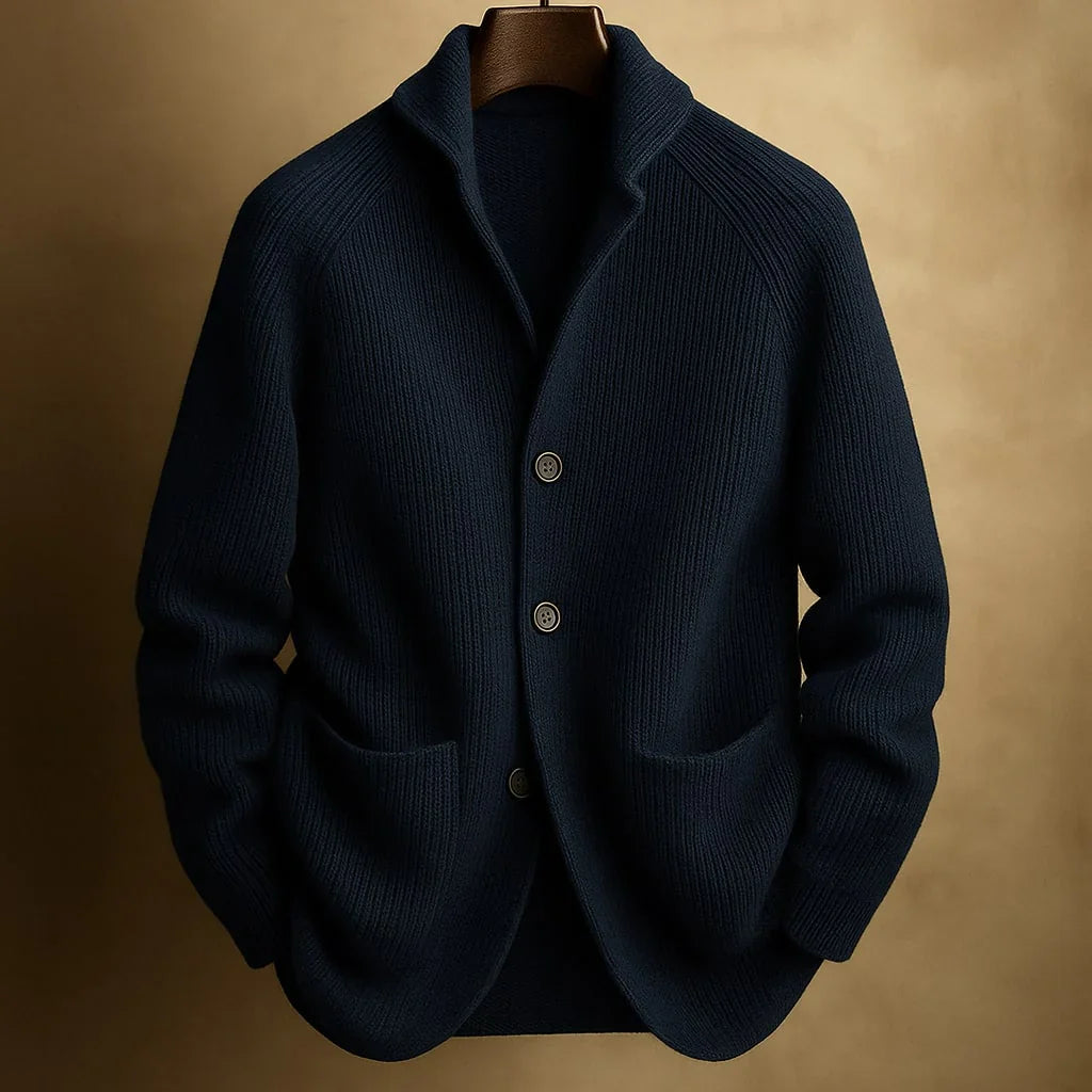 Cordano | Cardigan Intemporel en Laine pour Homme