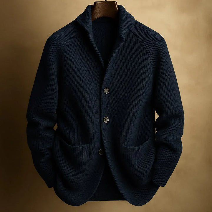 Cordano | Cardigan Intemporel en Laine pour Homme
