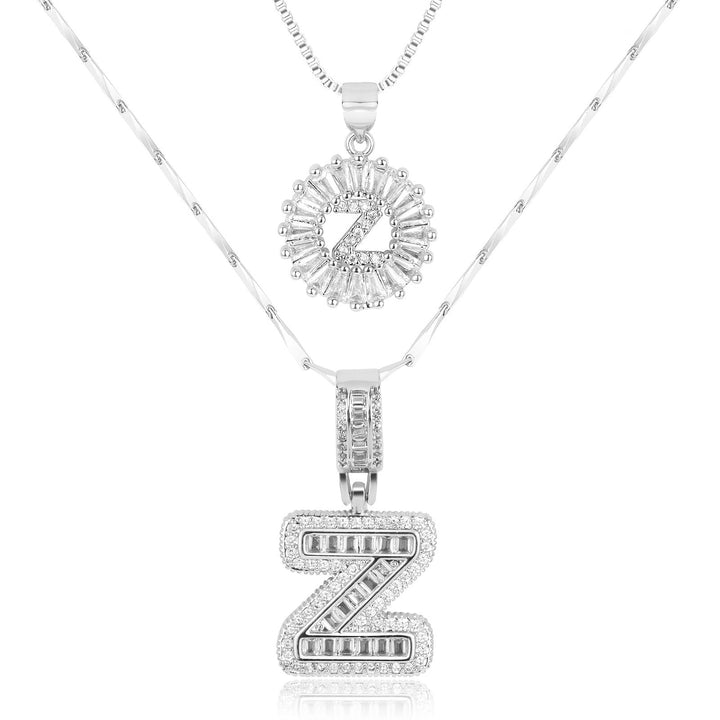 Primrose | Colliers Initiales avec Diamants en Or 14k (2 pièces)