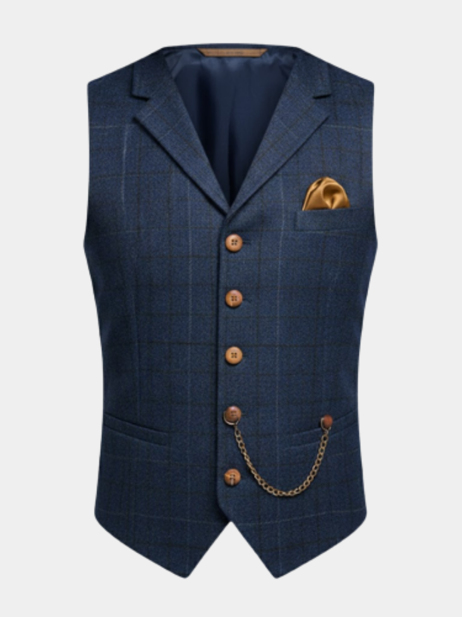 Talvex | Gilet élégant en tissu pour homme style classique