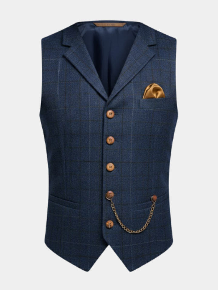 Talvex | Gilet élégant en tissu pour homme style classique
